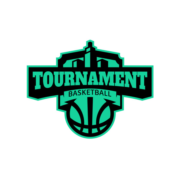 Tournament Basketball logo template Thumbnail