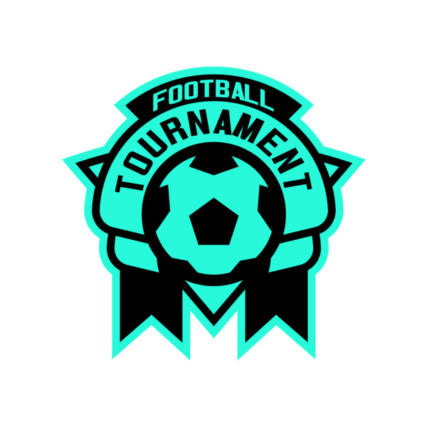 Tournament Football logo template Thumbnail